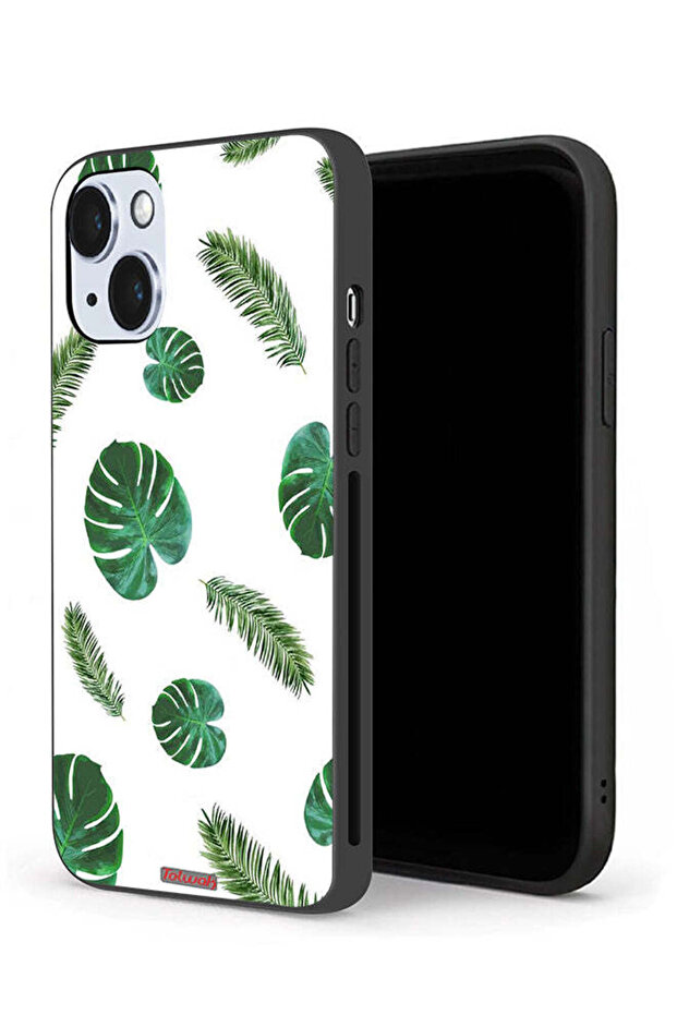 غطاء حماية لجهاز Apple iPhone 14 Plus بتصميم ريش فني