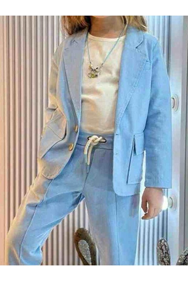 Baby Boy Linen Triple Basic Suit - 7