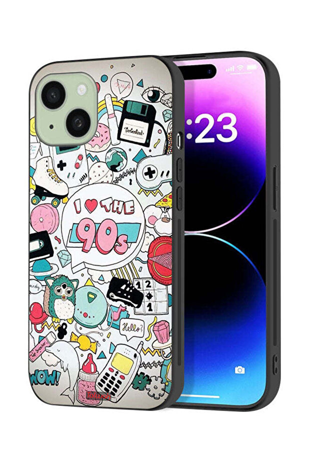 Apple iPhone 15 Plus Protective Case Cover I Love The 90s