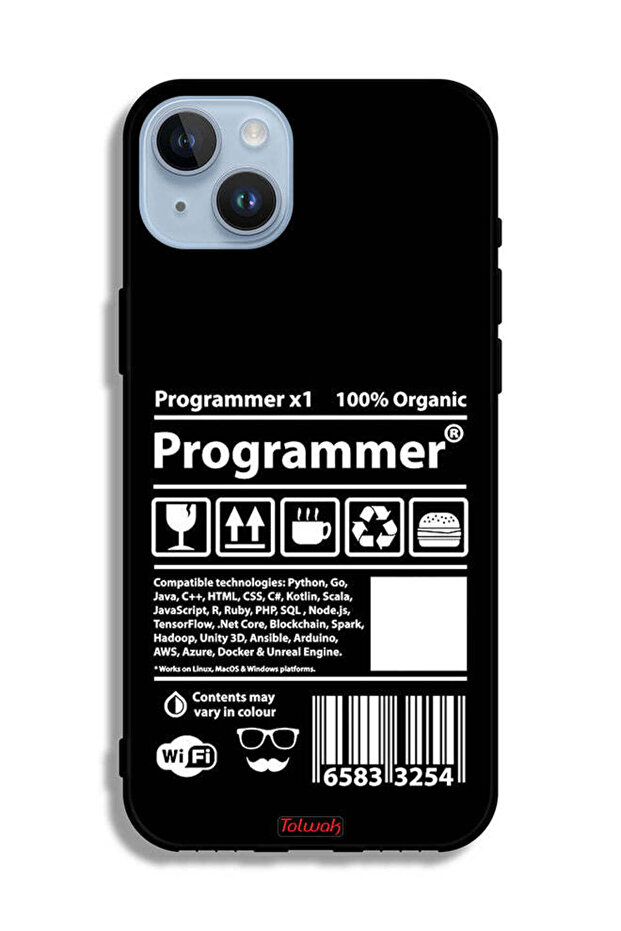 ملصق مبرمج لجراب الحماية لجهاز Apple iPhone 14 Plus - 2