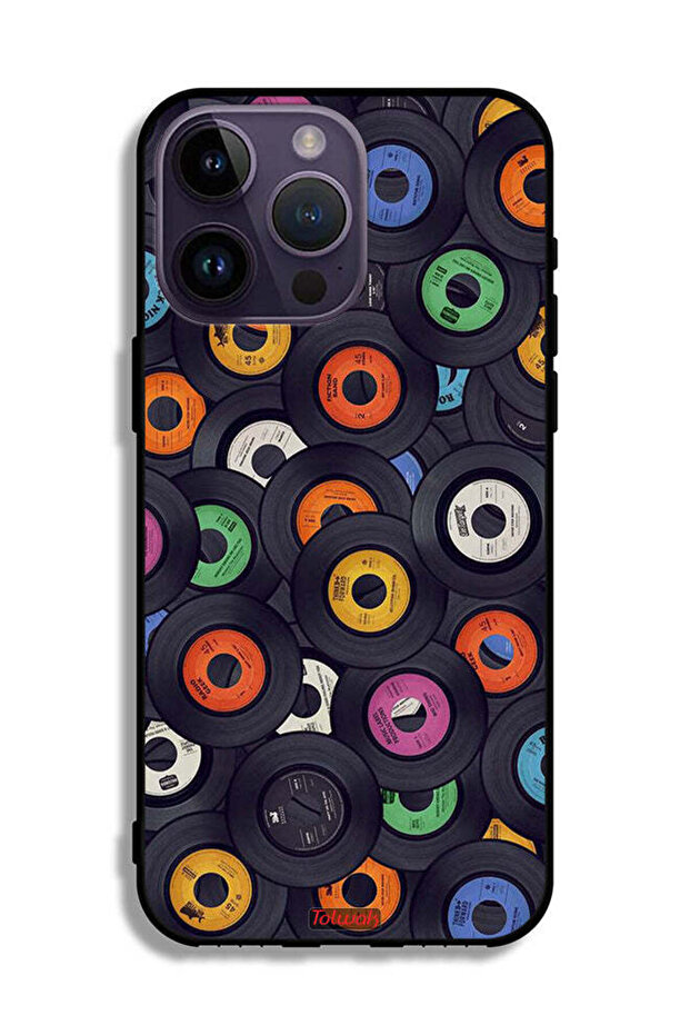 جراب حماية لجهاز Apple iPhone 14 Pro Max بنمط CDs - 2