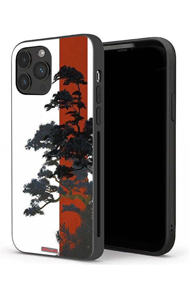 غطاء حماية لجهاز Apple iPhone 13 Pro Max بتصميم شجرة - 1