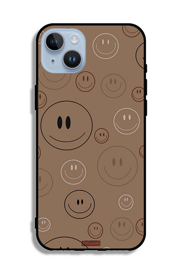 جراب حماية لجهاز Apple iPhone 14 Plus بنمط وجوه مبتسمة - 2