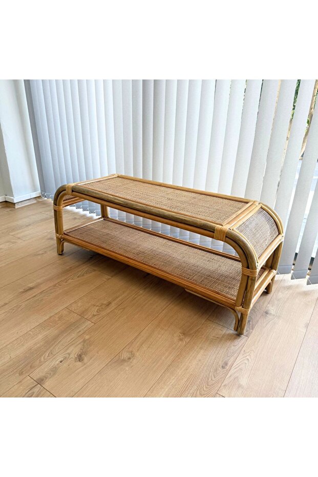 El Yapımı Bambu Bench 120 cm - 6