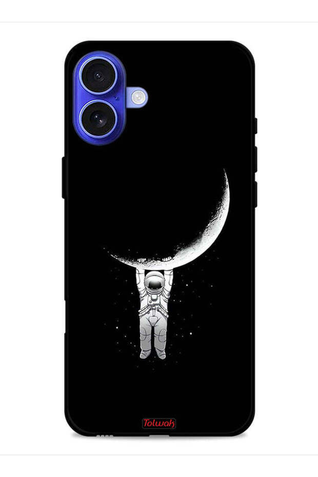غطاء حماية لجهاز Apple iPhone 16 معلق من القمر