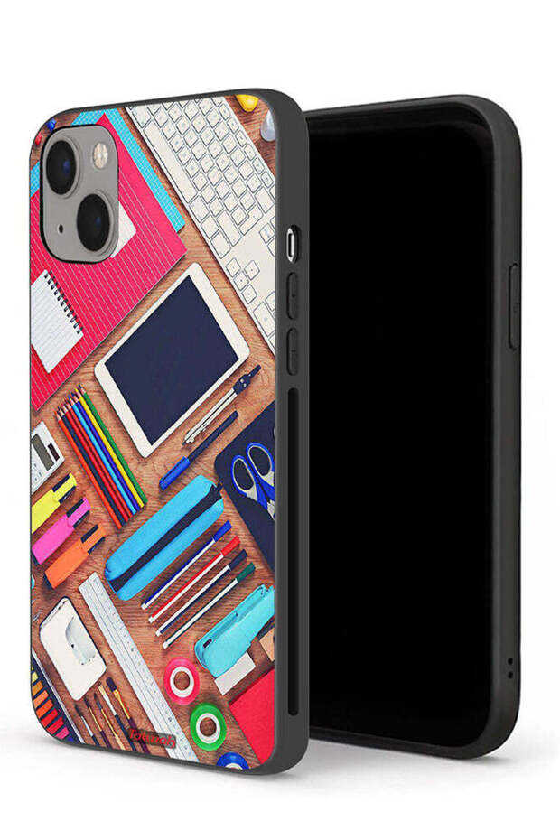 جراب حماية لجهاز Apple iPhone 13 mini بتصميم مكتب الهوايات للفتيات