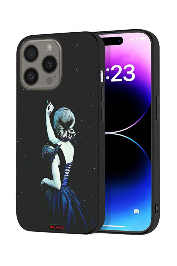 غطاء حماية لهاتف Apple iPhone 15 Pro Max بتصميم نجمة مؤثرة