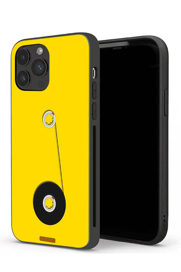 غطاء حماية لجهاز Apple iPhone 13 Pro بتصميم عجلة كاسيت