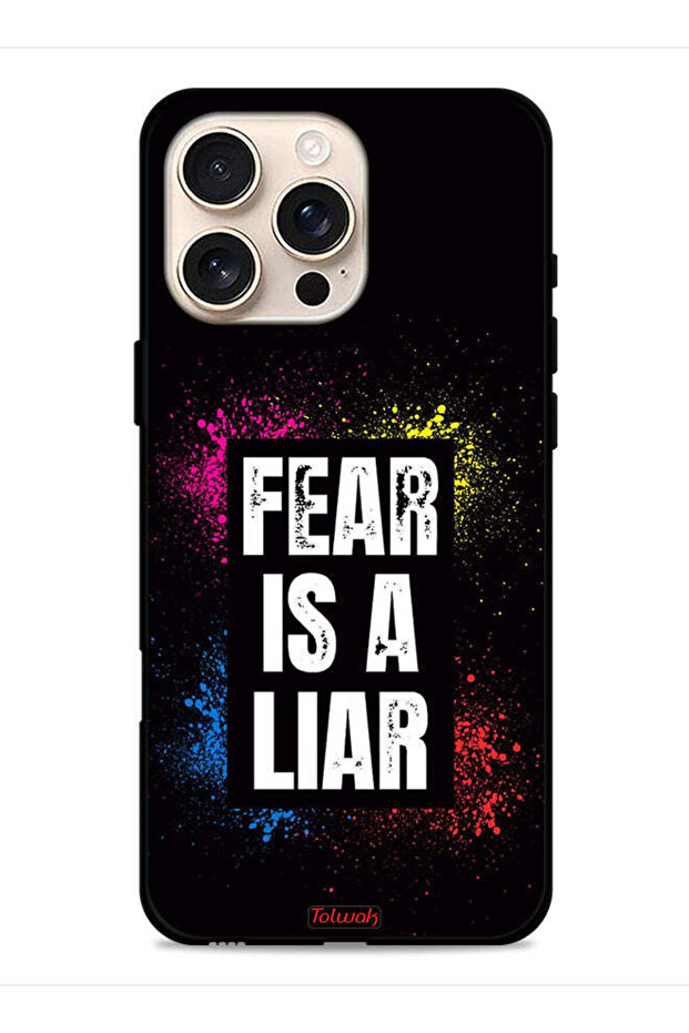 غطاء حماية لجهاز Apple iPhone 16 Pro Max - الخوف كاذب