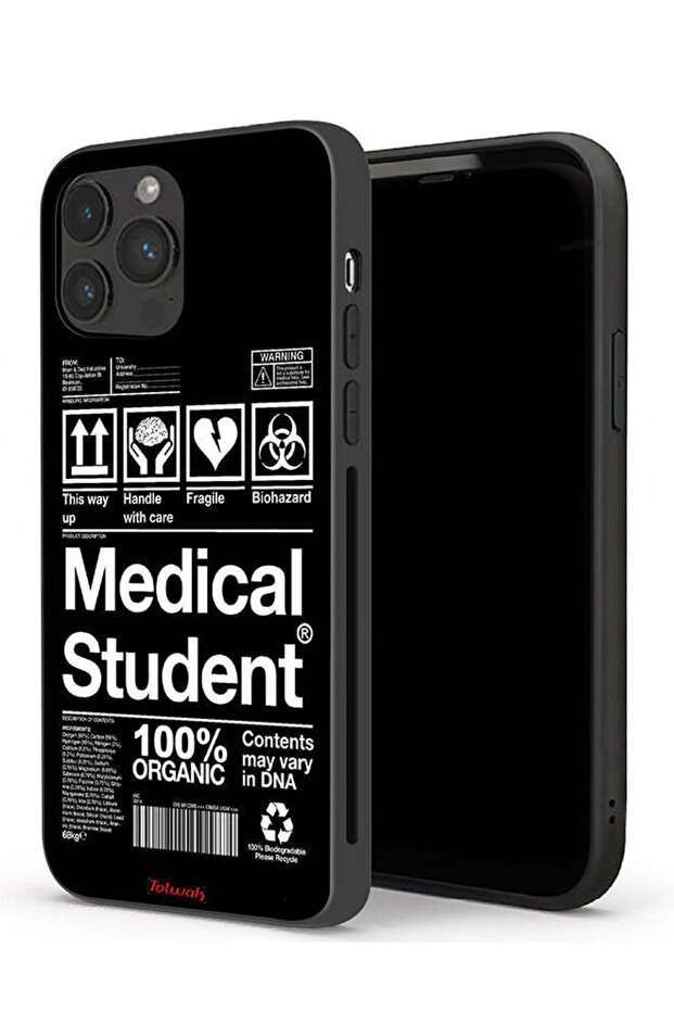جراب حماية لجهاز Apple iPhone 13 Pro - ملصق طالب الطب