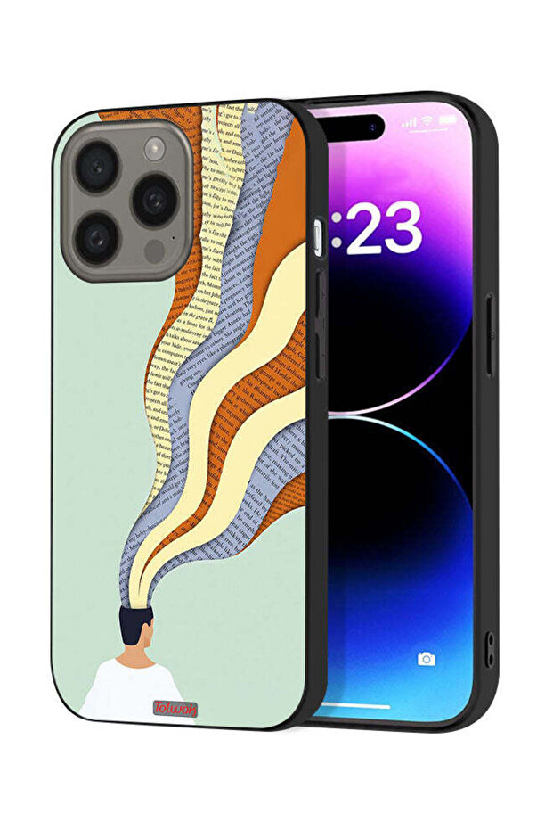 غطاء حماية لجهاز Apple iPhone 15 Pro - تصميم فني من Data In Mind