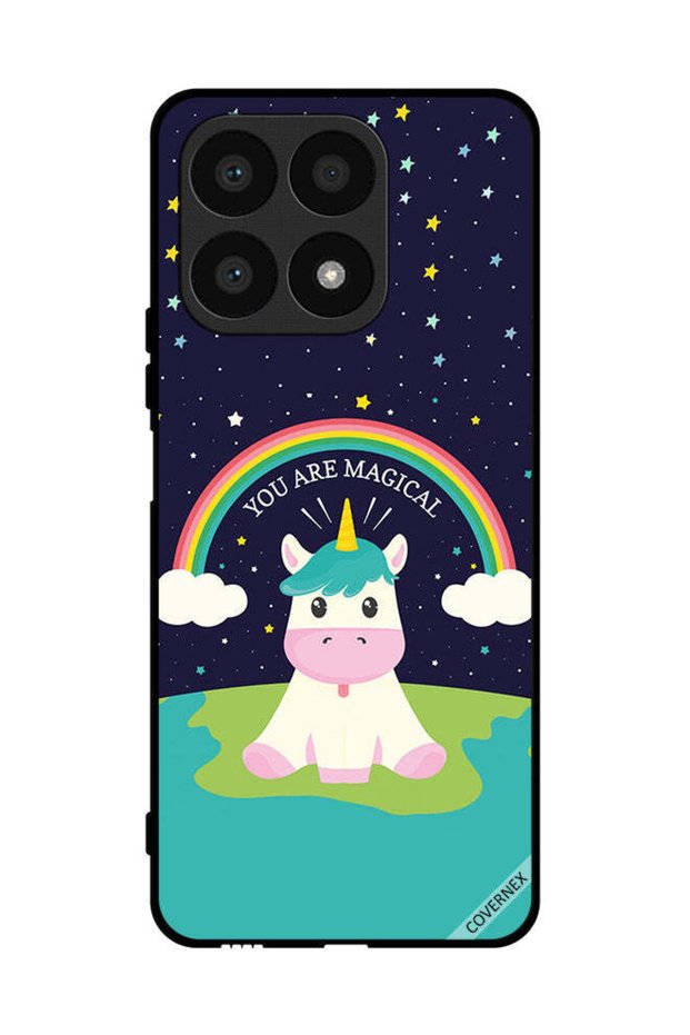 غطاء حماية لهاتف Honor X8a Magical Unicorn
