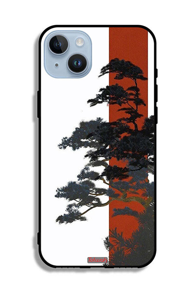 جراب حماية لجهاز Apple iPhone 14 Plus بتصميم شجرة فنية - 2