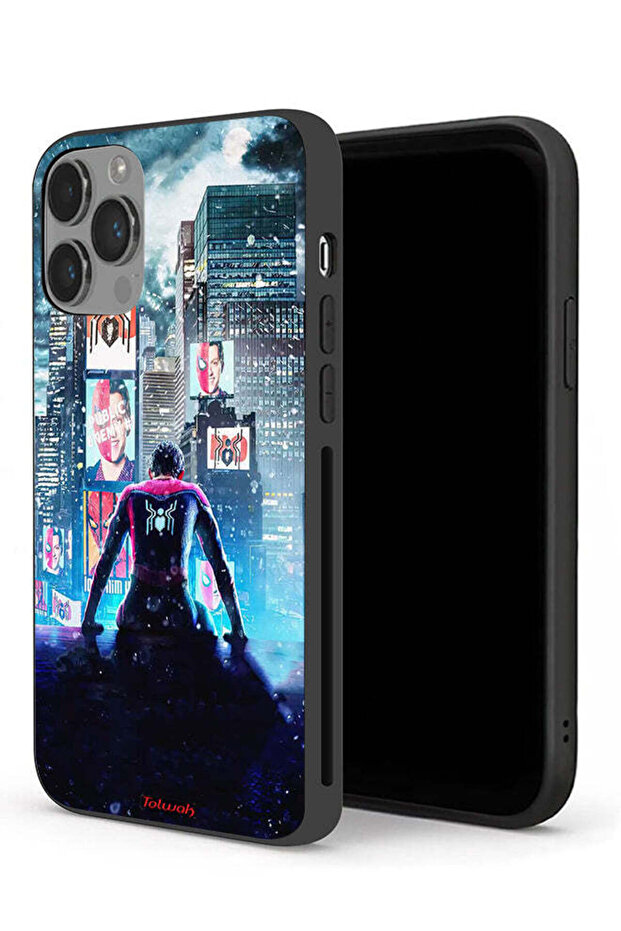 غطاء حماية لجهاز Apple iPhone 14 Pro Max بتصميم Spider Icon