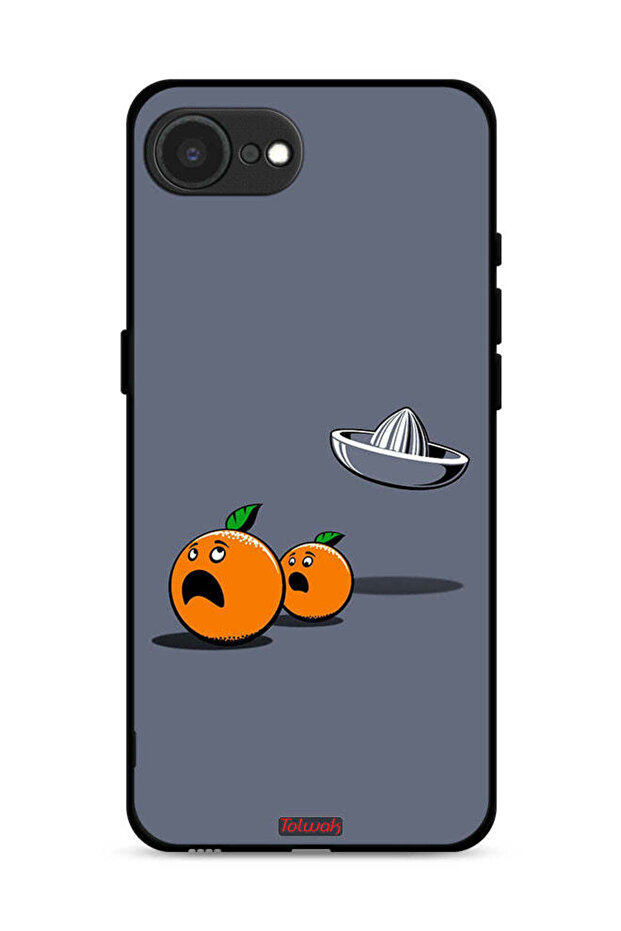 غطاء حماية لجهاز Apple iPhone 16e بتصميم فني رقمي بسيط وفكاهي