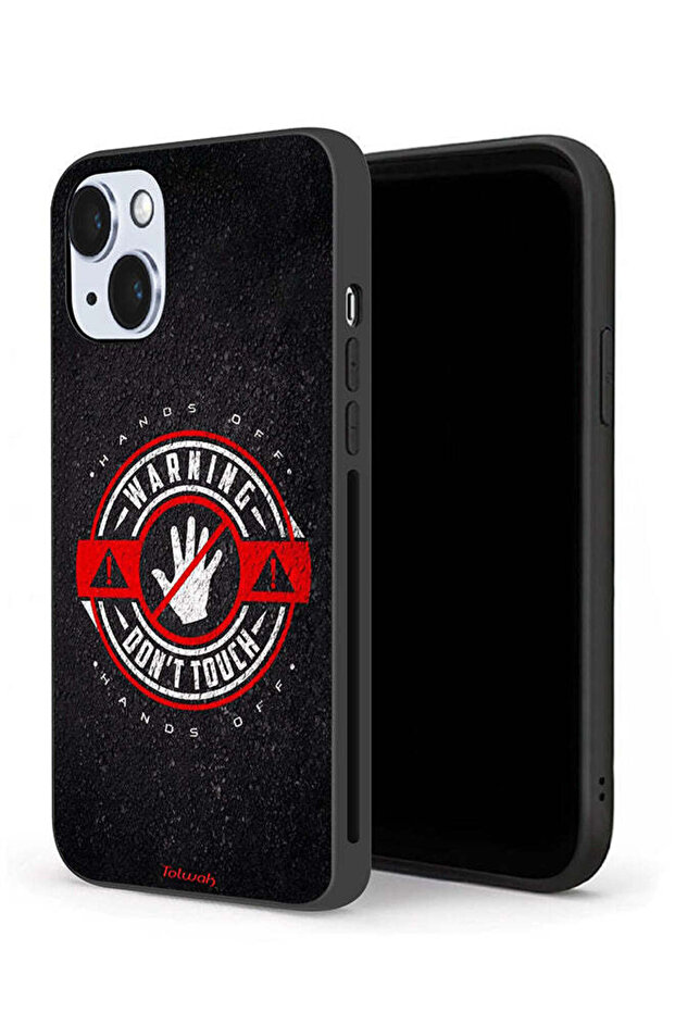 جراب حماية لجهاز Apple iPhone 14 Plus تحذير: لا تلمسه - 1