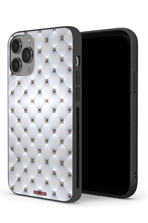 جراب حماية لجهاز Apple iPhone 14 Pro Max مطبوع عليه طوابع على القماش