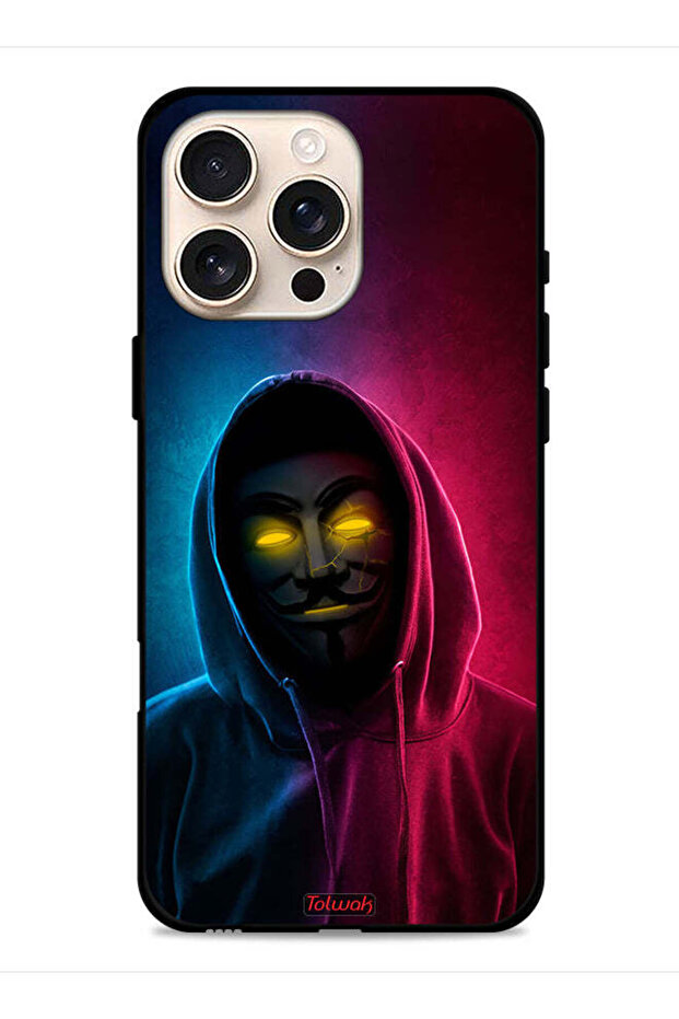 غطاء حماية لجهاز Apple iPhone 16 Pro Max بخلفية عالية الدقة رائعة