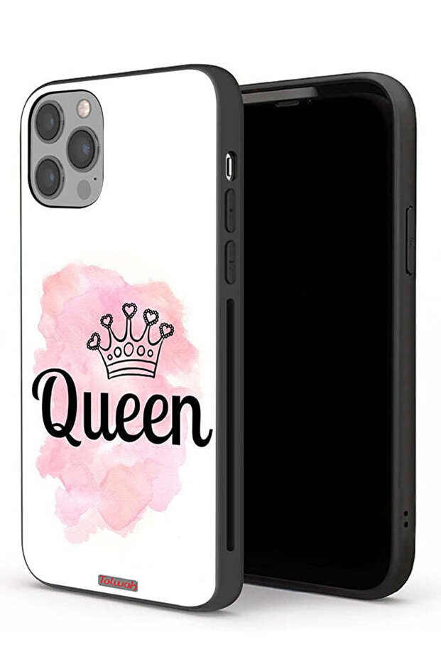 غطاء حماية لجهاز Apple iPhone 12 Pro Max بتصميم Queen Art