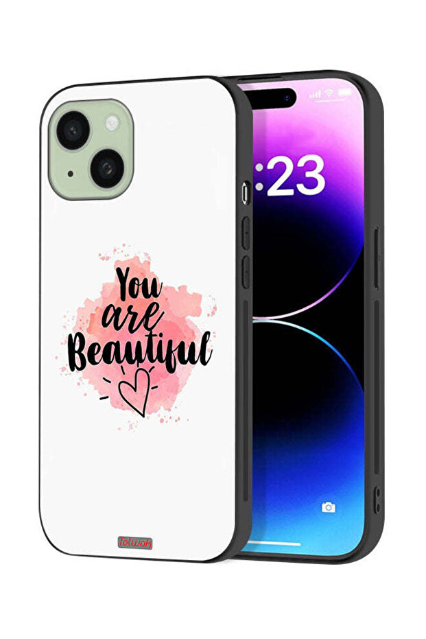 Apple iPhone 15 Plus Protective Case Cover You Are Beautiful