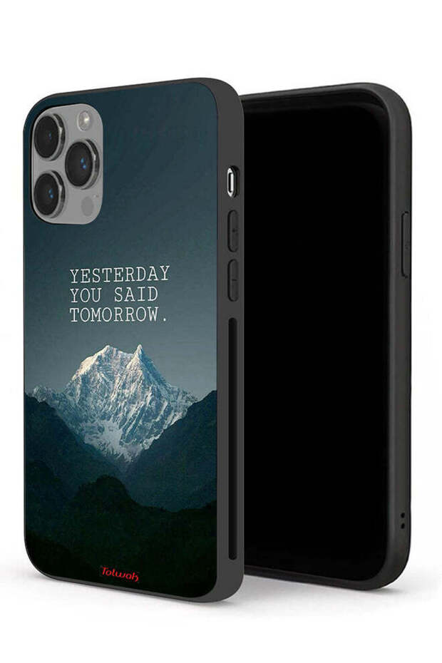 جراب حماية لجهاز Apple iPhone 14 Pro Max - أمس قلت غدًا