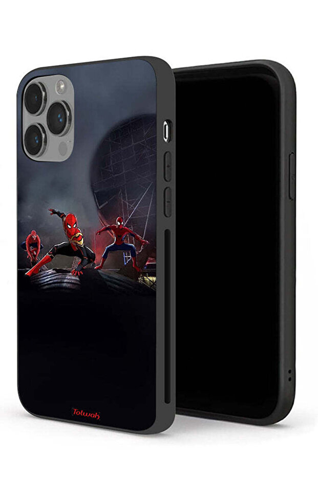 جراب حماية لجهاز Apple iPhone 14 Pro Max بثلاثة عناكب
