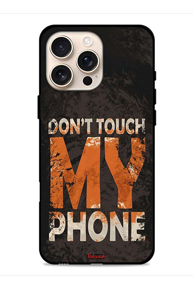 غطاء حماية لجهاز Apple iPhone 16 Pro Max - لا تلمس هاتفي