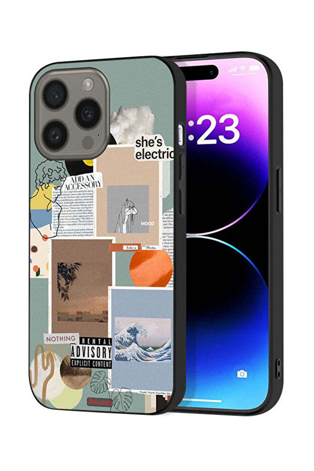 غطاء حماية لجهاز Apple iPhone 15 Pro Max - She Is Electric