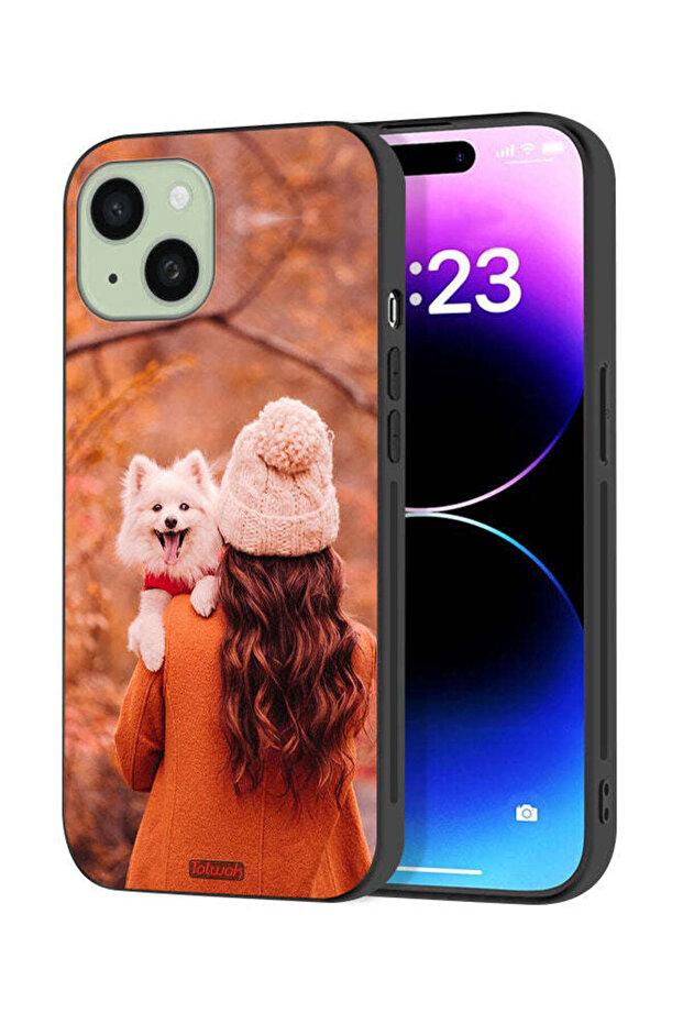 غطاء حماية لجهاز Apple iPhone 15 Plus يحمل جروًا