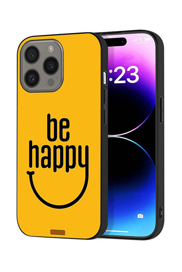 غطاء حماية لجهاز Apple iPhone 15 Pro - كن سعيدًا