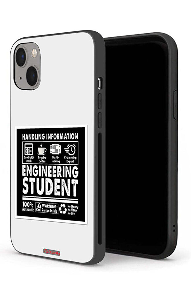جراب حماية لجهاز Apple iPhone 13 mini - ملصق طالب هندسة