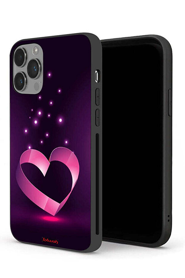 جراب حماية لهاتف Apple iPhone 14 Pro Max بتصميم قلب