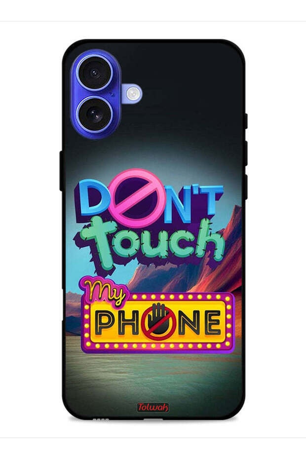 غطاء حماية لجهاز Apple iPhone 16 - لا تلمس هاتفي