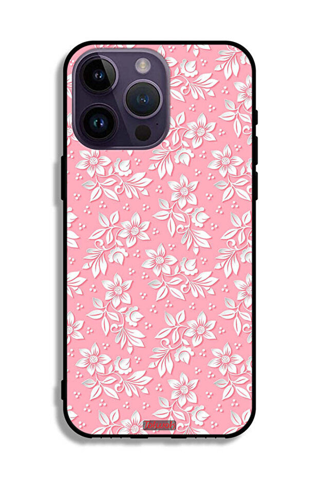 جراب حماية لجهاز Apple iPhone 14 Pro Max بنمط خلفية زهور - 2