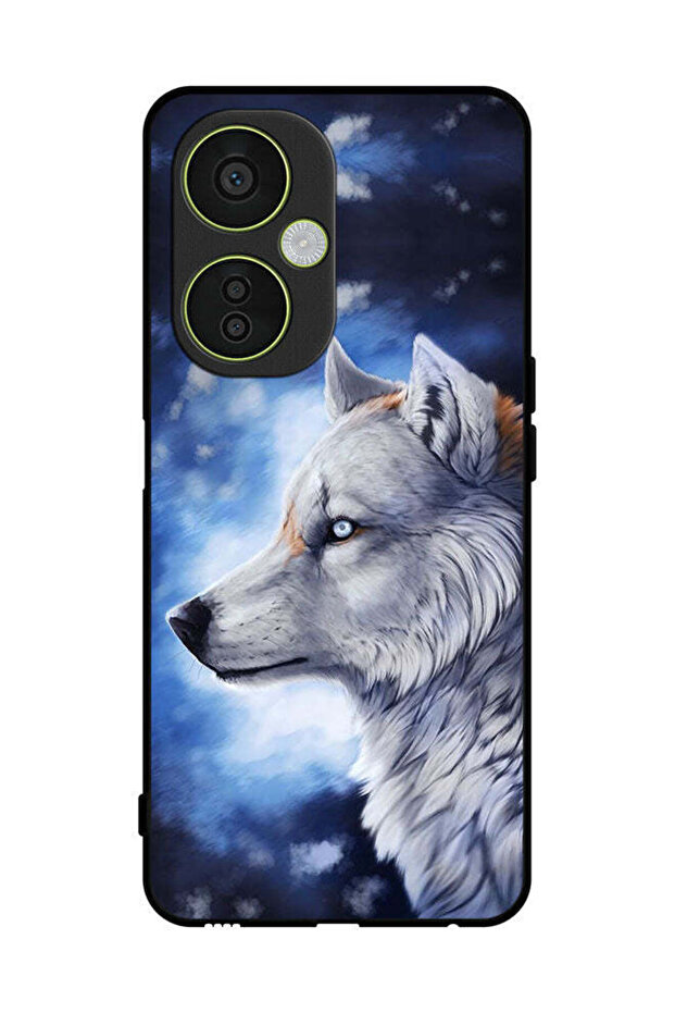 غطاء حماية لهاتف OnePlus Nord CE 3 Lite برسومات رسم الذئب