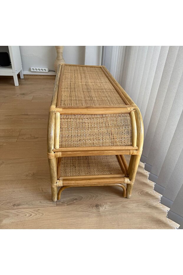 El Yapımı Bambu Bench 120 cm - 3