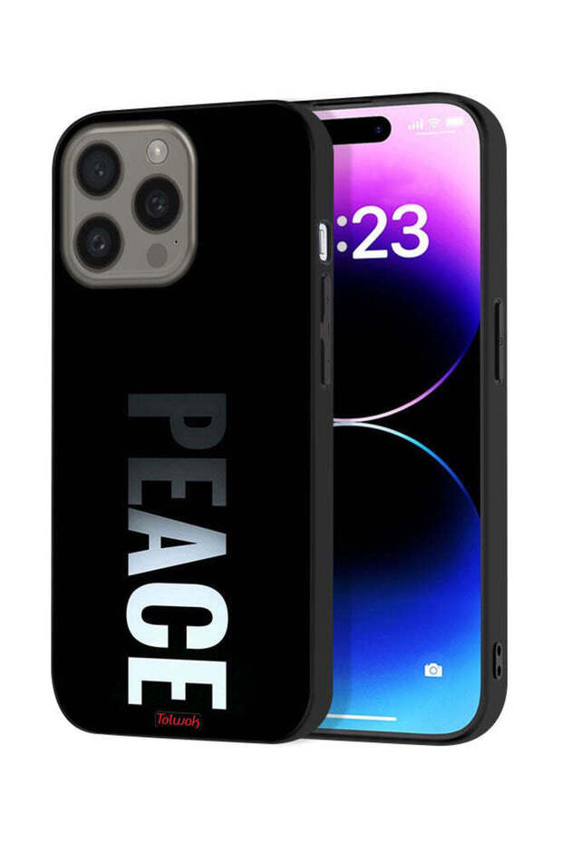 غطاء حماية لجهاز Apple iPhone 15 Pro Max من Peace