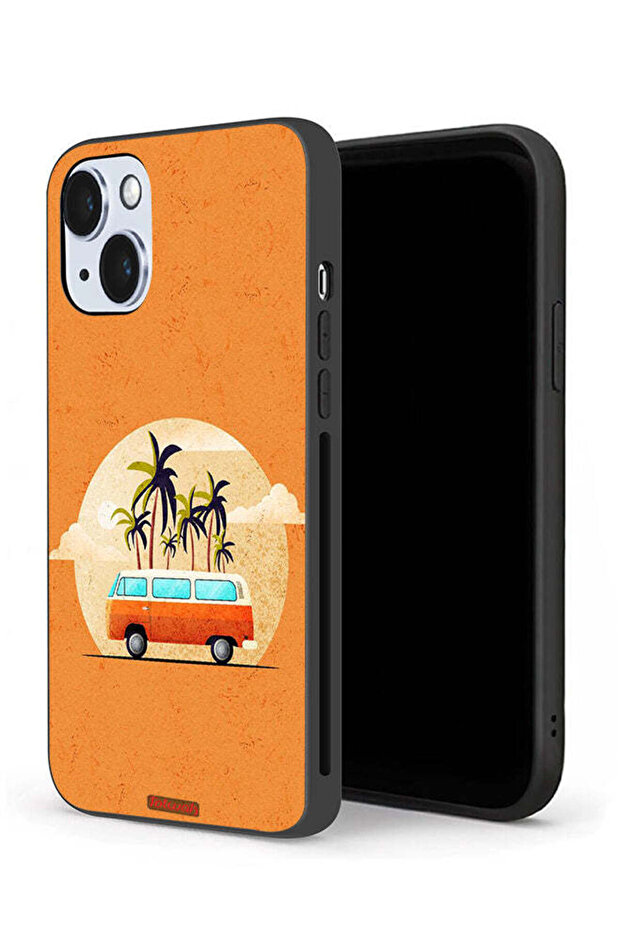 جراب حماية لجهاز Apple iPhone 14 Plus بتصميم حافلة فنية