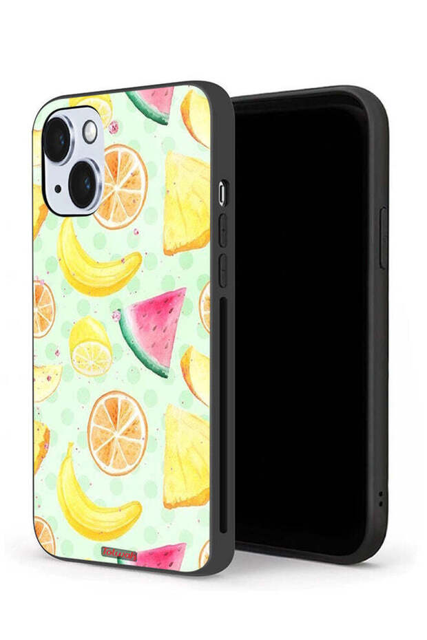 جراب حماية لجهاز Apple iPhone 14 Plus بتصميم فن الألوان المائية والفواكه