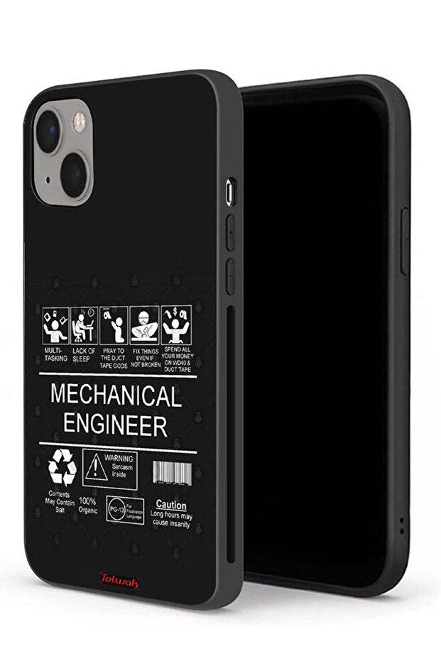 جراب حماية لجهاز Apple iPhone 13 mini - ملصق مهندس ميكانيكي