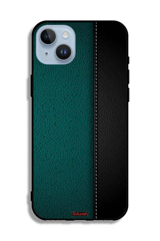 Apple iPhone 14 Plus Protective Case Leather Pattern - 2