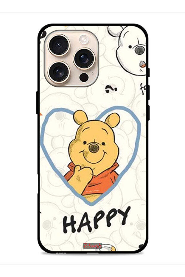 غطاء حماية لجهاز Apple iPhone 16 Pro Max بتصميم دب باباي
