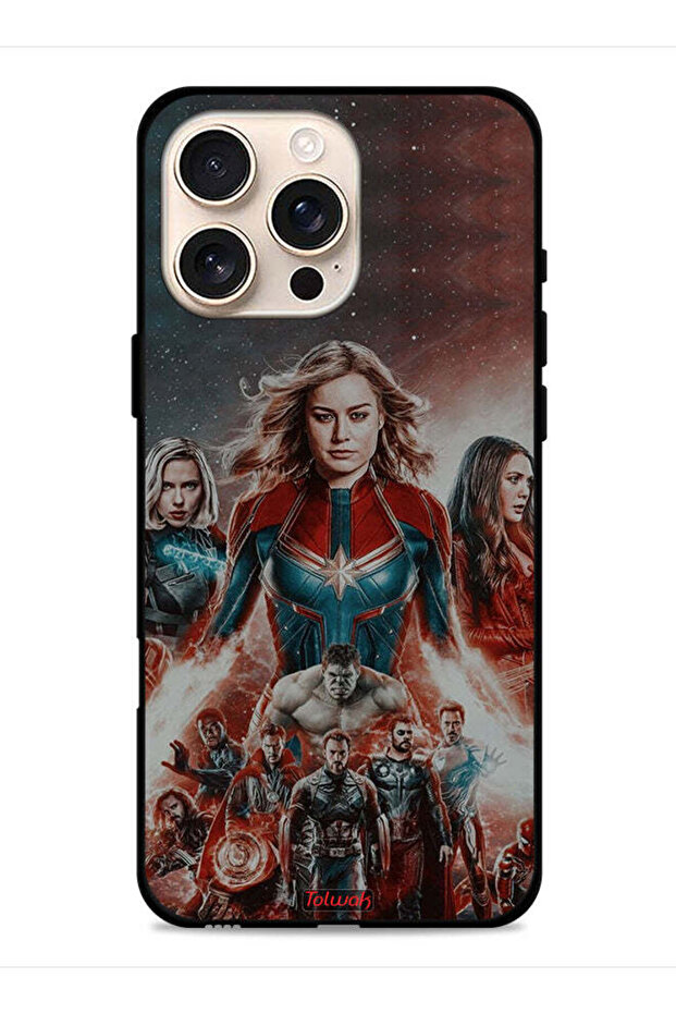 غطاء حماية لجهاز Apple iPhone 16 Pro Max من Avengers
