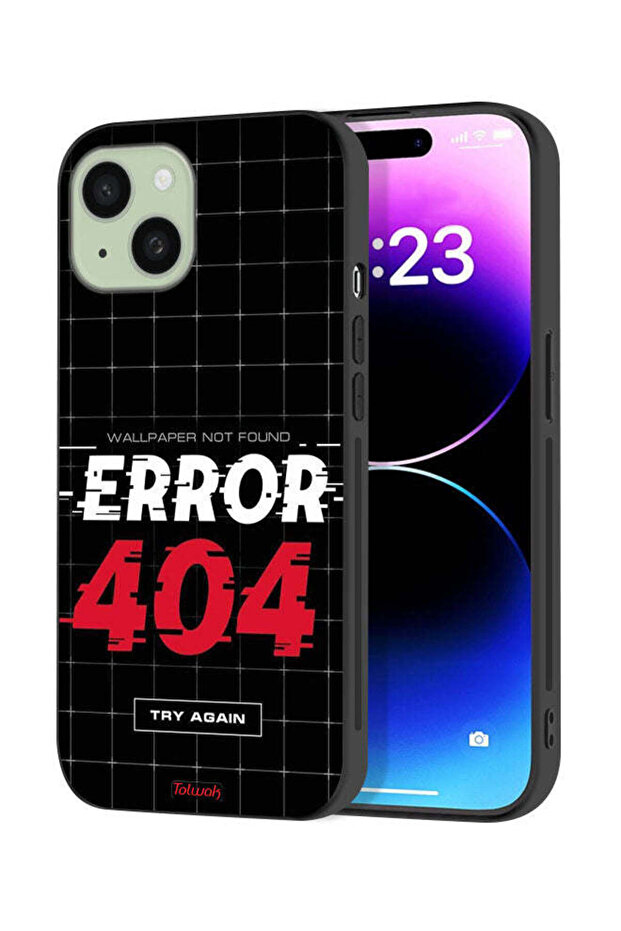 غطاء حماية لجهاز Apple iPhone 15 Plus مع الخطأ 404 - 1