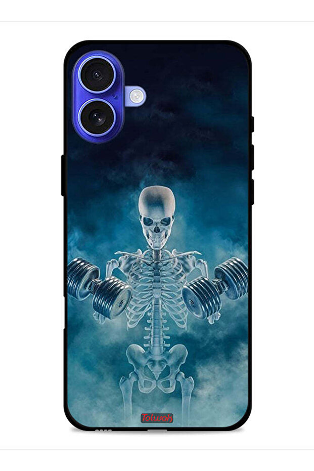 Apple iPhone 16 Plus Protective Case Cover No Pain No Gain Pose