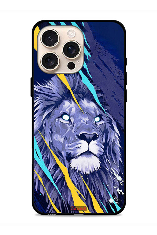 غطاء حماية لجهاز Apple iPhone 16 Pro الأسد الملك