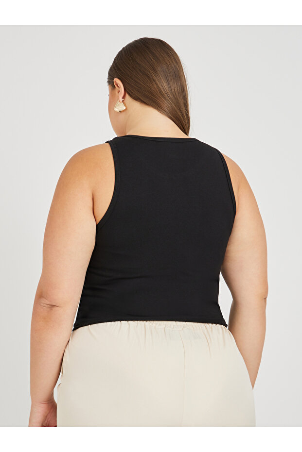 تانك سادة برقبة دائرية مقاس كبير - 4