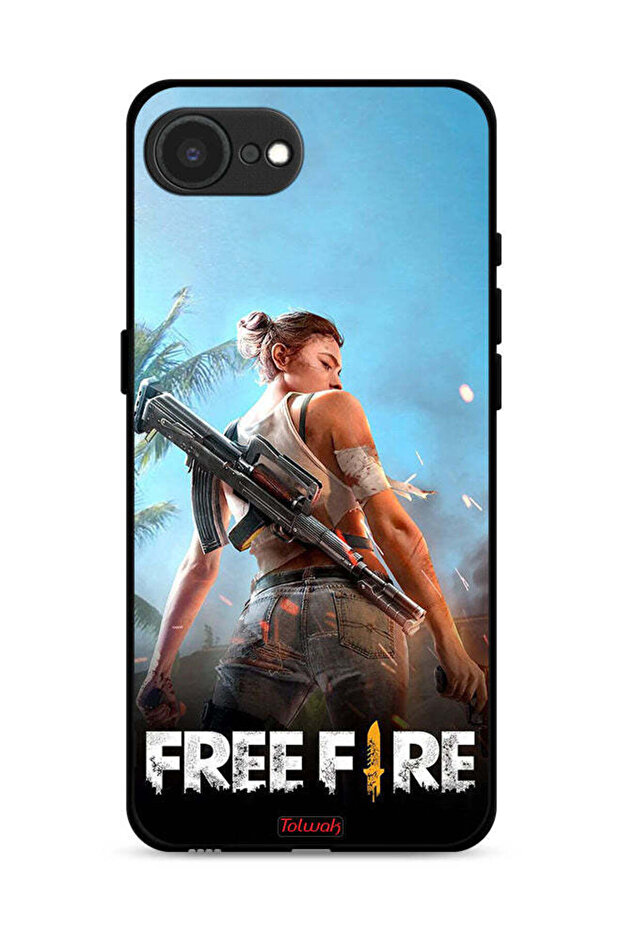 غطاء حماية لجهاز Apple iPhone 16e بتصميم فري فاير