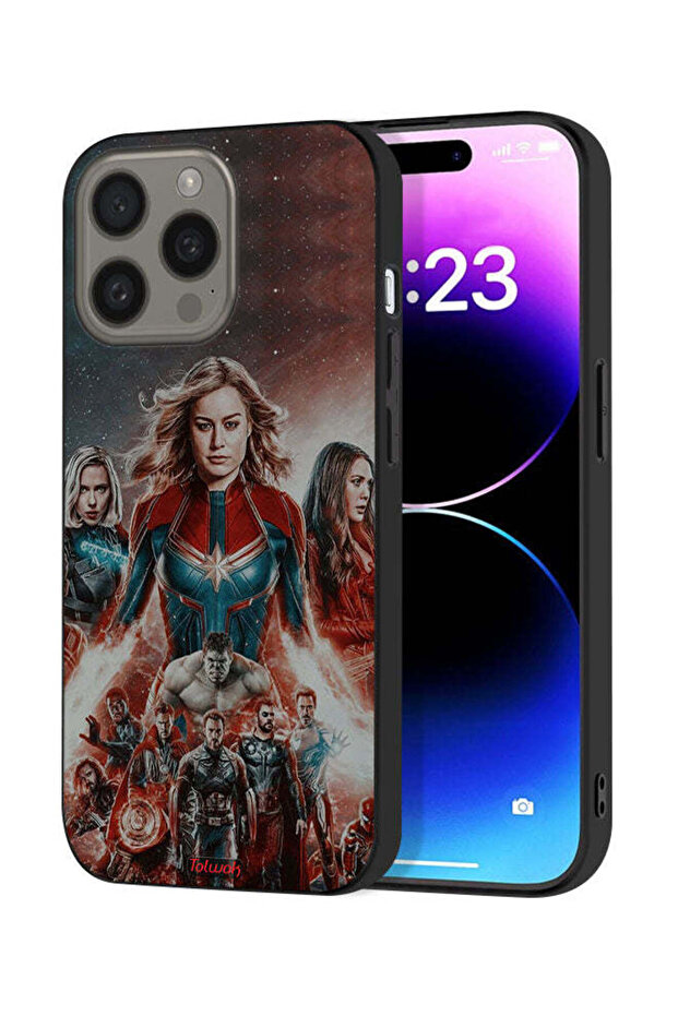 غطاء حماية لجهاز Apple iPhone 15 Pro من Avengers