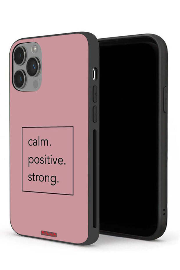 جراب حماية لجهاز Apple iPhone 14 Pro Max، هادئ وإيجابي وقوي